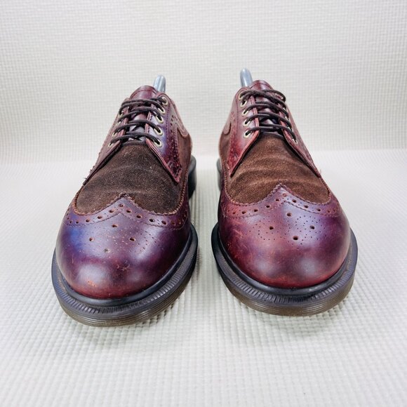 Dr. Martens 3989 Shoes Mens Size 10 Brogue Wingtip Leather Suede Oxford UK 9 main image 10